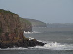 SX01393 Waves crashing against cliffs near Dunmore East.jpg